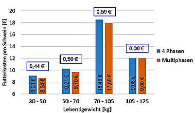 Vergleich 4 Phasen-MultiPhasen Ftterung